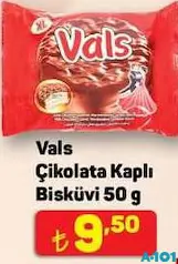 VALS ÇİKOLATA KAPLI BİSKÜVİ 50 G fiyat ve kampanya bilgisi